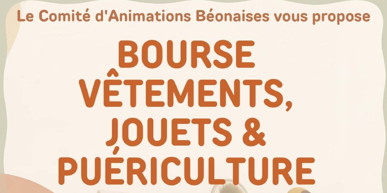 Bourse vêtements, jouets, puériculture