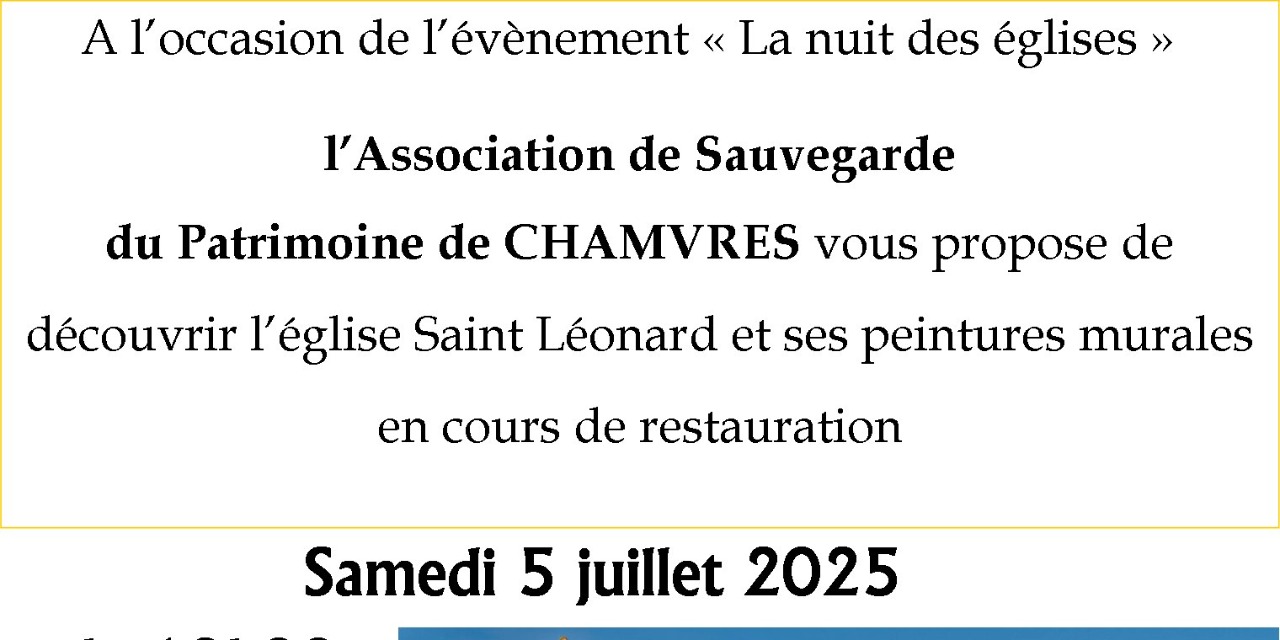 Visite église de Chamvres