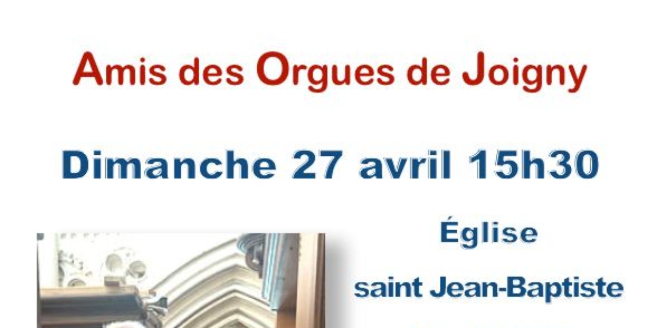 Concert orgue Joigny