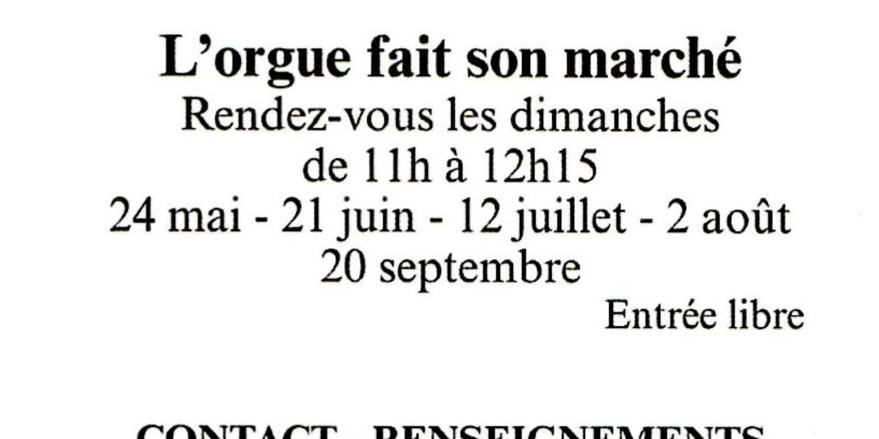 L'orgue fait son marché