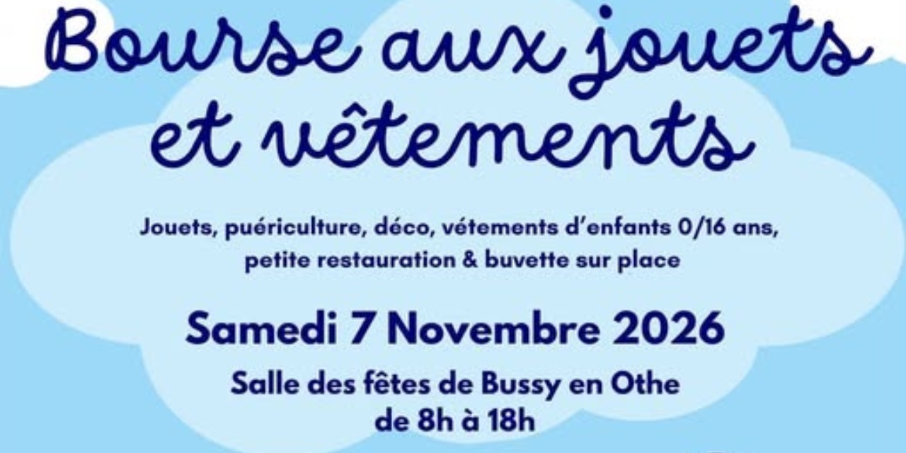 Bourse vêtements, jouets