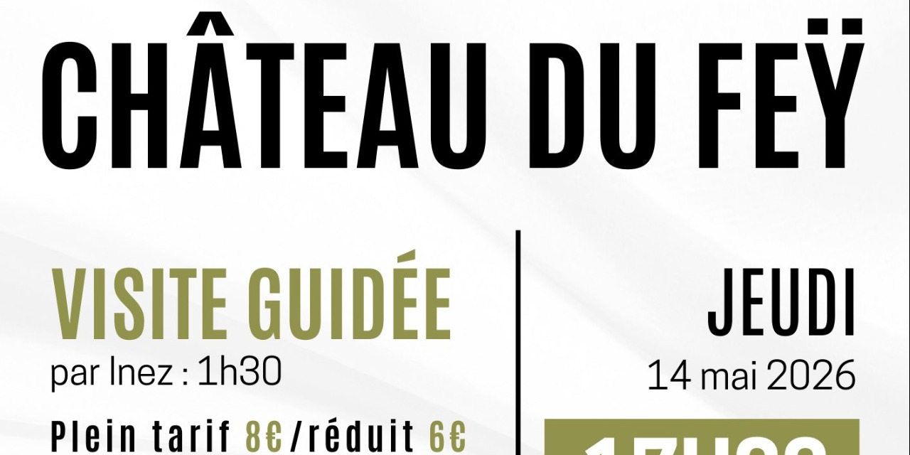 Visite du Château du Feÿ