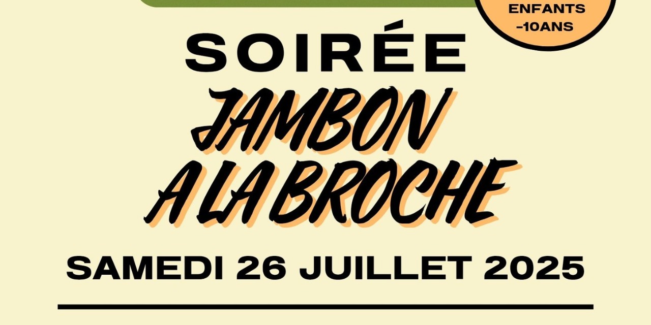 Soirée jambon à la broche
