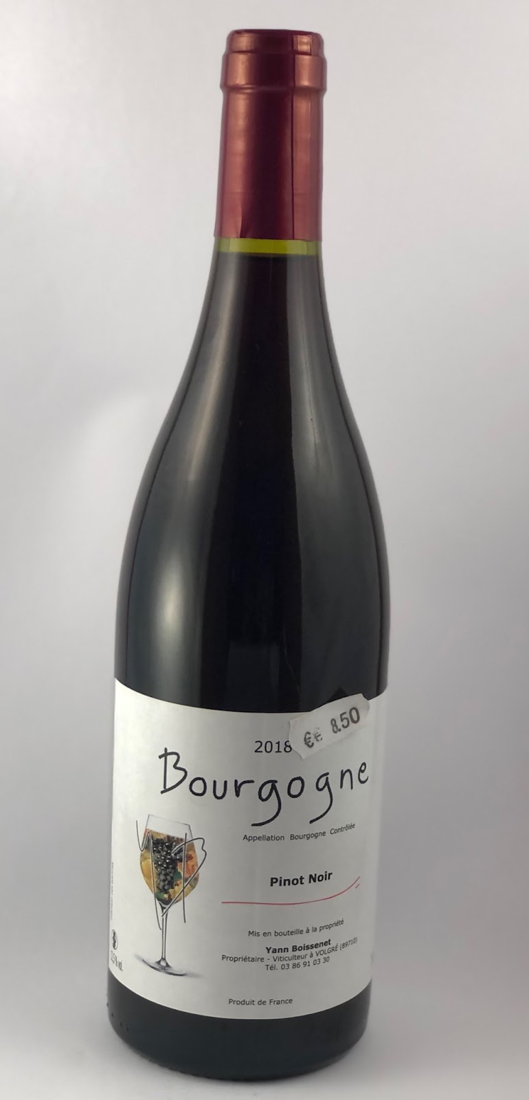 Vin gris Yann Boissenet Bourgogne Pinot gris ABC – 13% - 750 ml