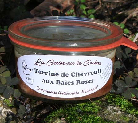 Terrine de Chevreuil aux baies roses - 120 g