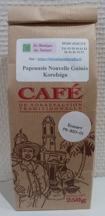 Café Bio “Papouasie Nouv. Guinée - Korofeigu” - 250g