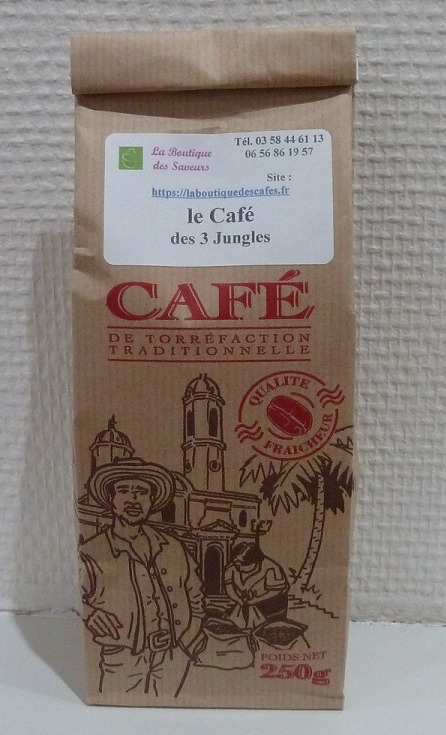 Café "Café des 3 jungles" - 250 g