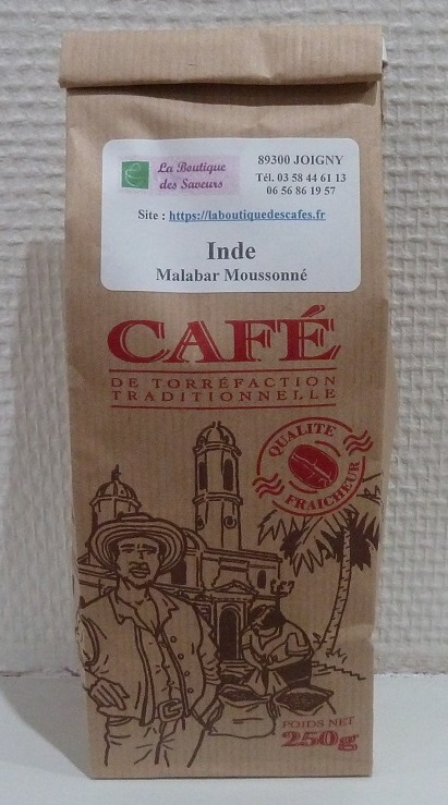 Café "Inde Malabar Moussonné" - 250 g