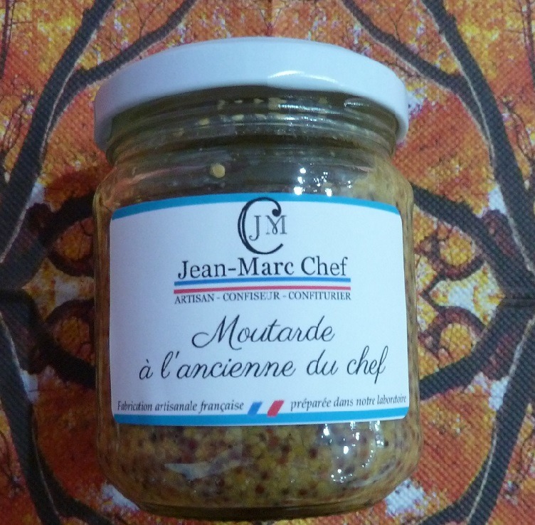 Moutarde à l'ancienne Jean-Marc Chef - 180g
